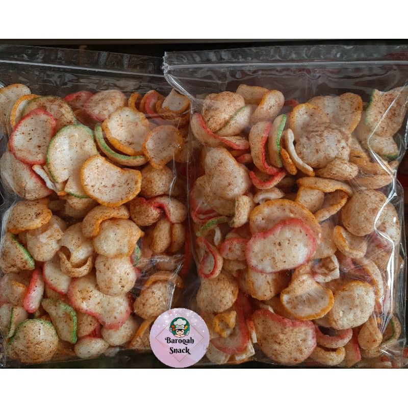 

KERUPUK JABLAY PEDAS 200GR/KRUPUK SEBLAK/CEMILAN SNACK/SNACK KILOAN.