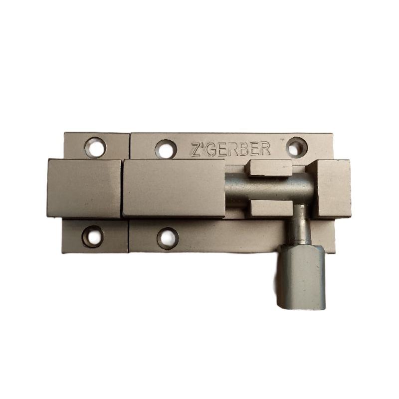 Grendel Gerber Slot 2" | Gerendel Selot Kunci Pintu Jendela Aluminium Solid 2 inch Barrel Bolt CX