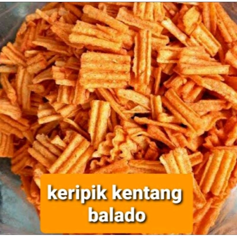 

keripik kentang balado