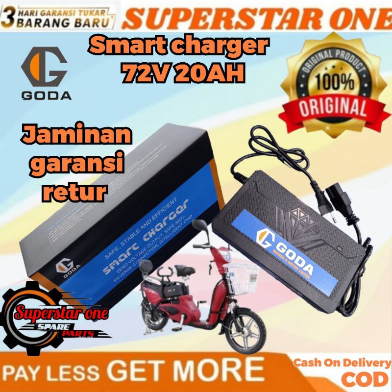 72V 20AH CAS CHARGER MOTOR SEPEDA LISTRIK/CHARGER GODA 72V 20 AH