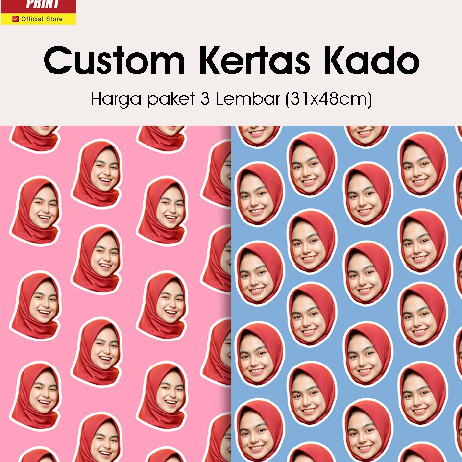 

Dijamin Terbaik KERTAS KADO CUSTOM 3 lembar A3 pakai foto sendiriidol bias kpop bts cetak gift paper viral