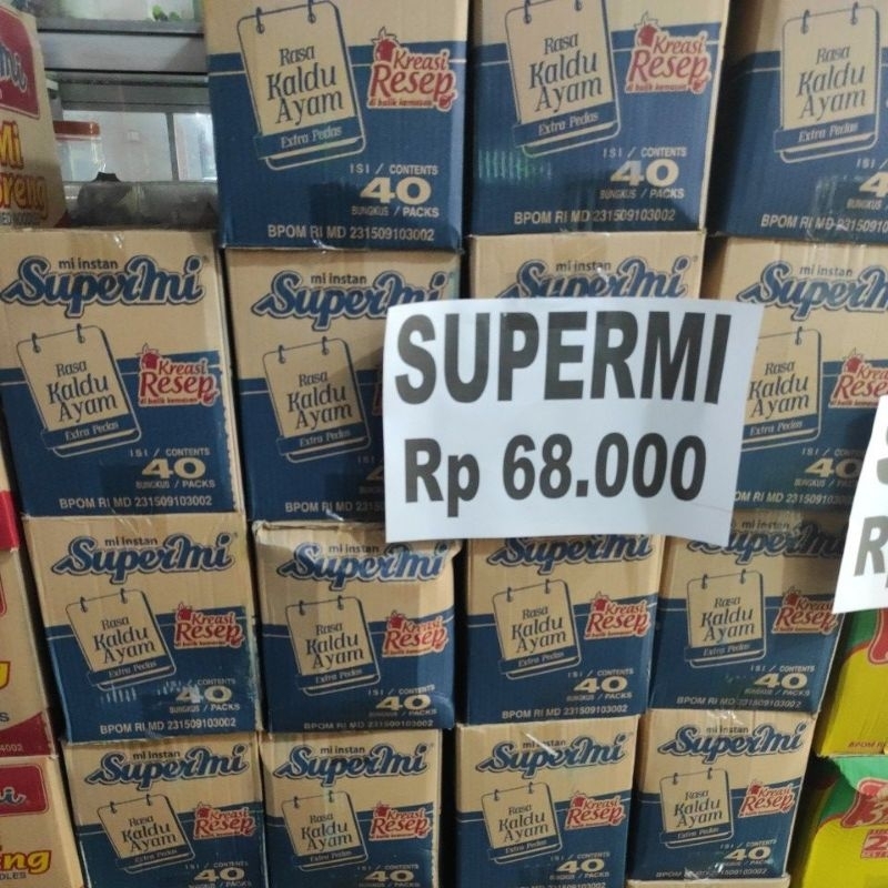 

SUPERMI RASA KALDU AYAM 1KTN ISI 40