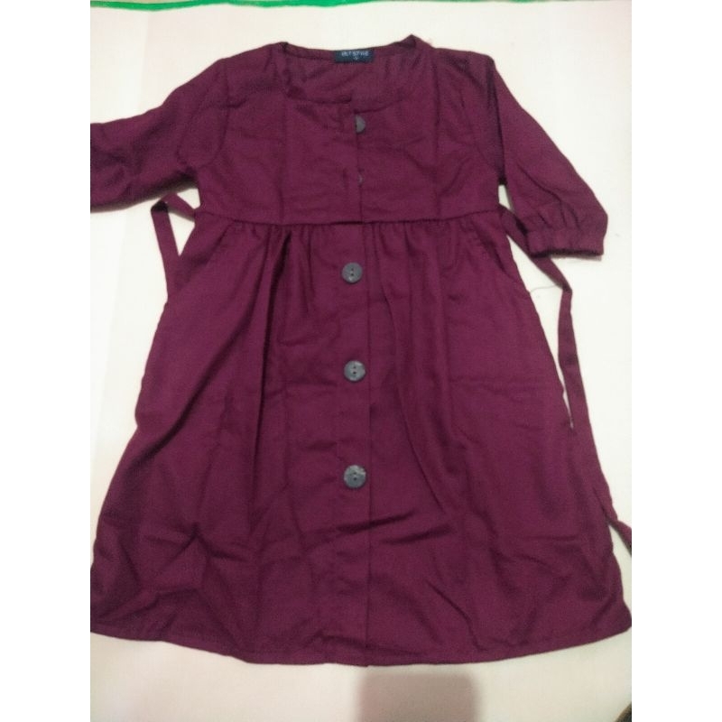 Gamis Olt Style ibu dan Anak Usia 2 tahun Preloved