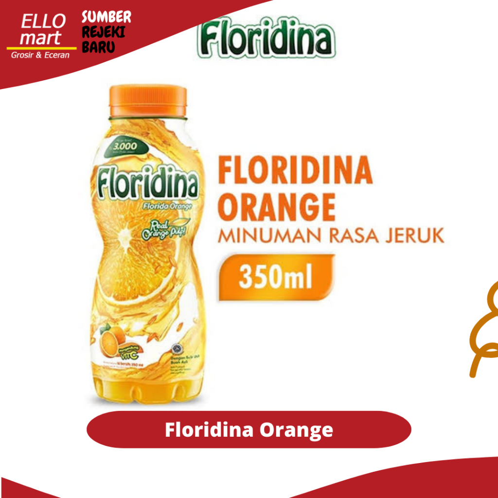 

Floridina Orange 350ml Minuman Jeruk Floridina Botol