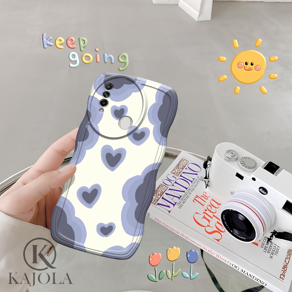 Case Gelombang OPPO A31 Motif Aesthetic Bahan Softcase silicon Lentur - Skin / Casing Handpone - Ces