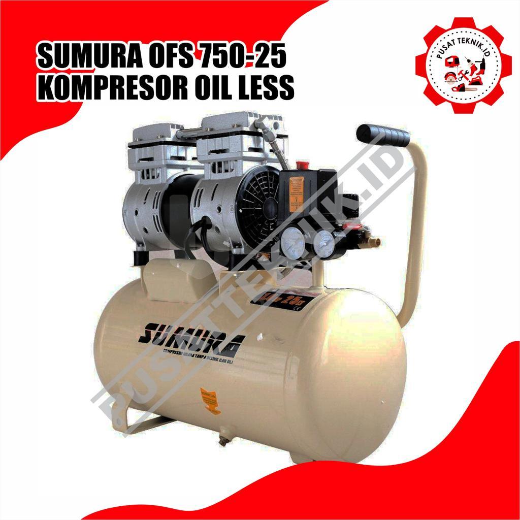COMPRESSOR OIL-LESS SUMURA OFS 750-25/TANPA OLI-SILENT