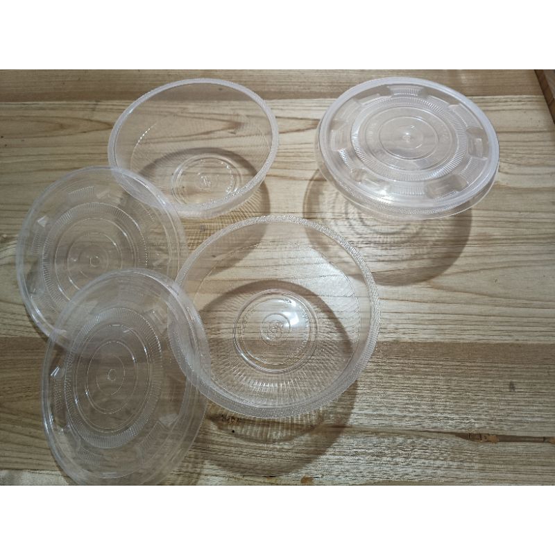 Mangkok bakso/Mangkok 650 ml/Mangkok plastik Bening Tebal
