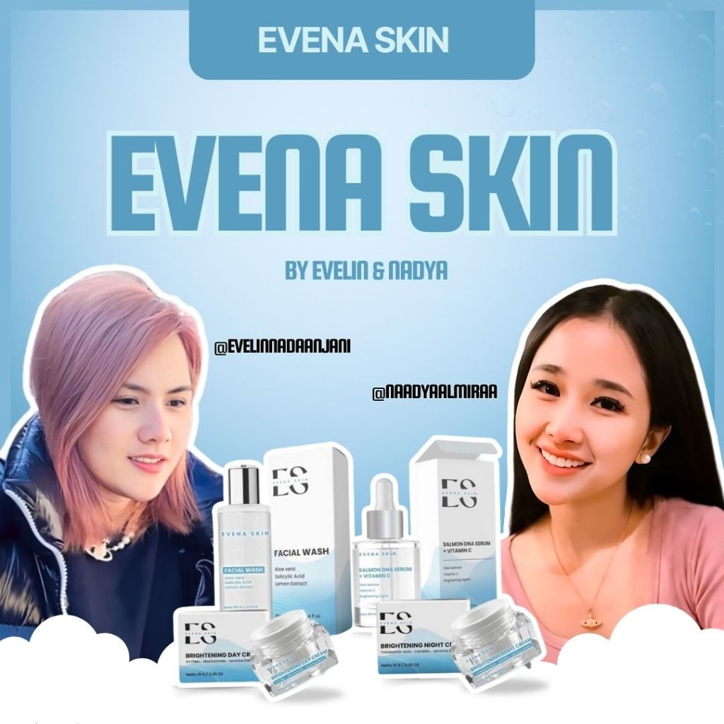 Evena Skin Set - Skincare set - Aman untuk Ibu Hamil & Menyusui