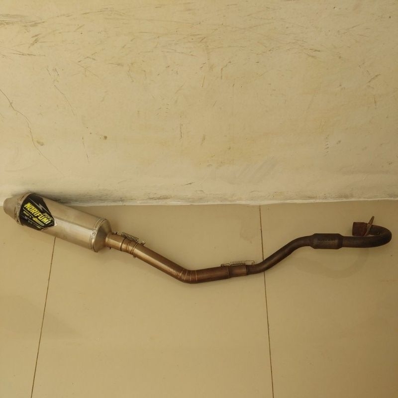 Kenalpot Racing Trabas CRF Norifumi Rocket 4 Carbon