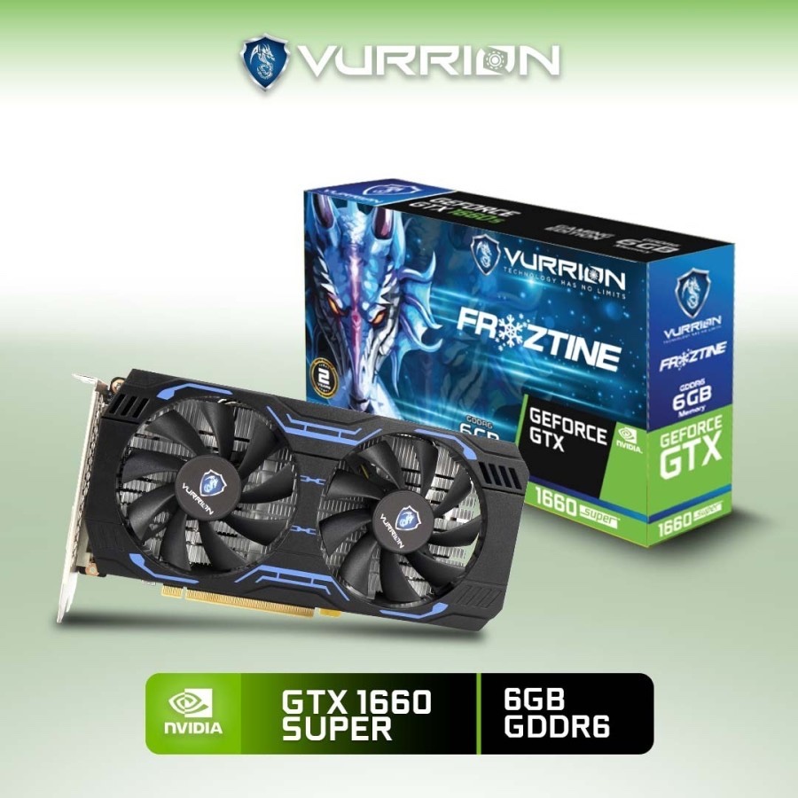 VURRION GTX 1660 SUPER 6GB DDR6 192BIT DUAL FAN | GTX 1660S 6GB GDDR6
