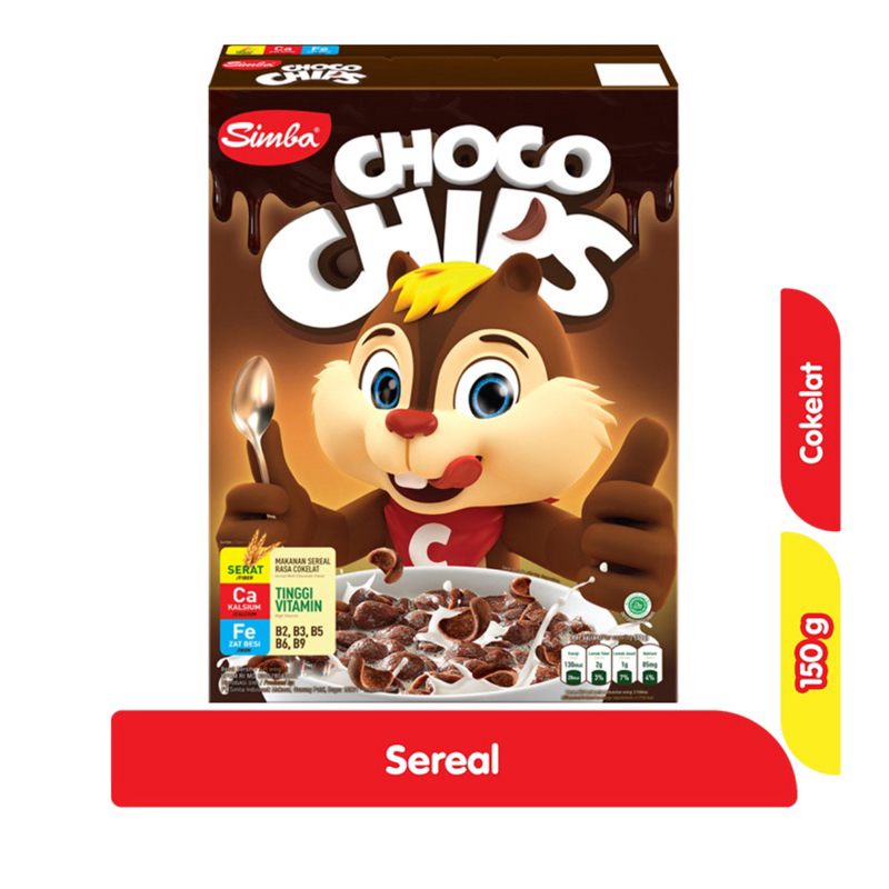 

Simba Cereal Choco Chips Coklat 150 Gram