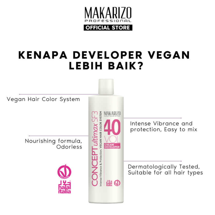 Makarizo Concept Ultimax Cream Developer - 135ml