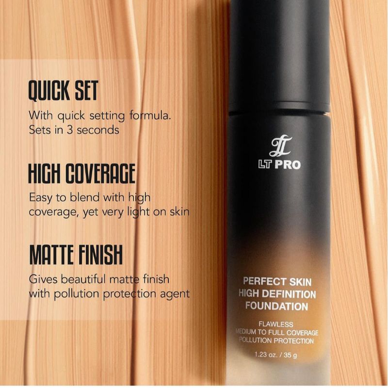 LT PRO ✨PERFECT SKIN HIGH DEFINITION FOUNDATION/ALAS BEDAK CAIR&AWET✨