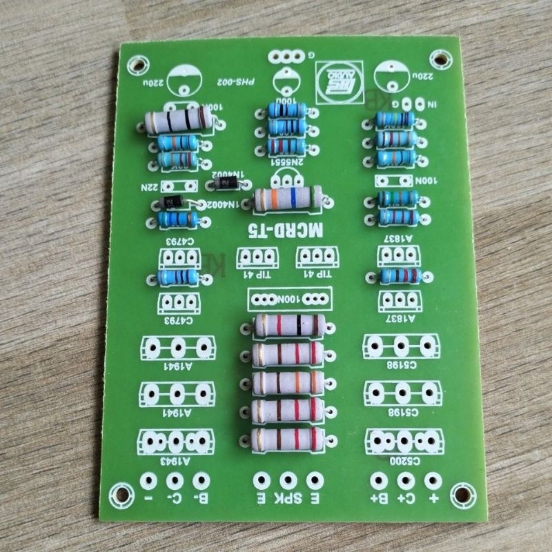 Pcb mcrd v2 T5 plus componen PHS-002.