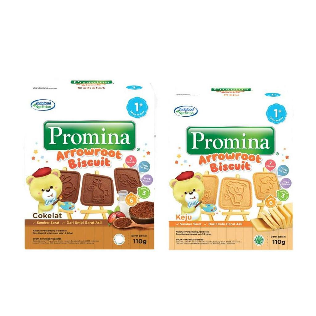 Promina Arrowroot Biskuit Coklat Keju 110G