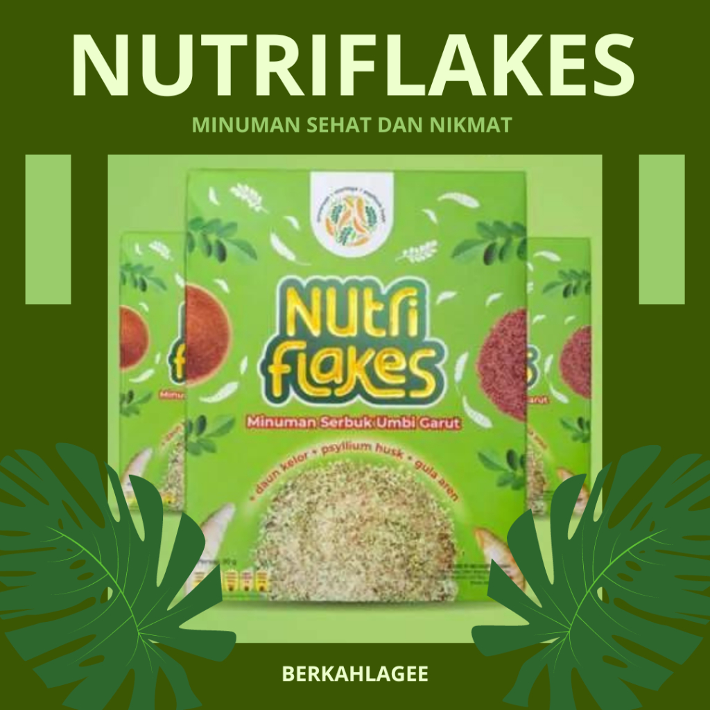 

nutriflake umbi garut | nutriflakes