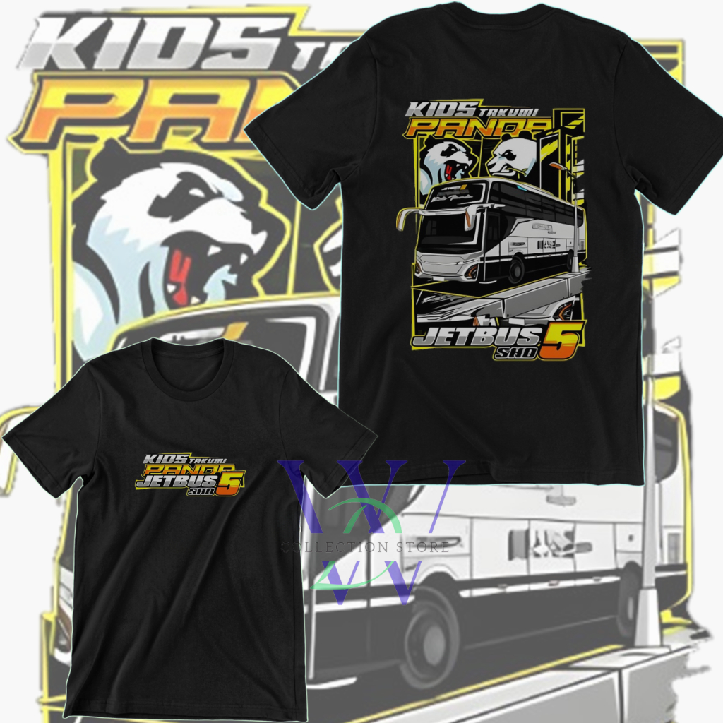 baju kaos anak busmania jetbus5 kaos anak kids panda new