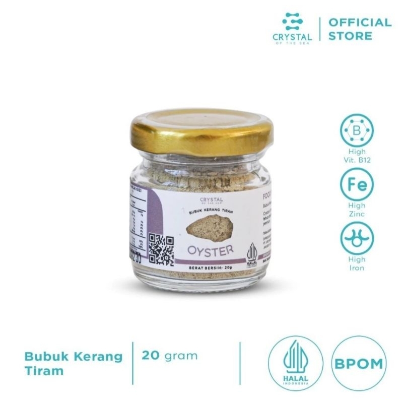 

Oyster Food Powder MPASI / Bubuk Kerang Tiram - Crystal of The Sea