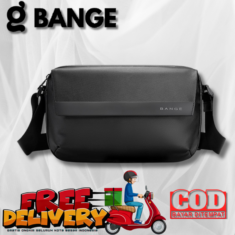 BANGE Tas Selempang Pria BG2868 - Tahan Air, Tas Sling Bag Pria Stylish