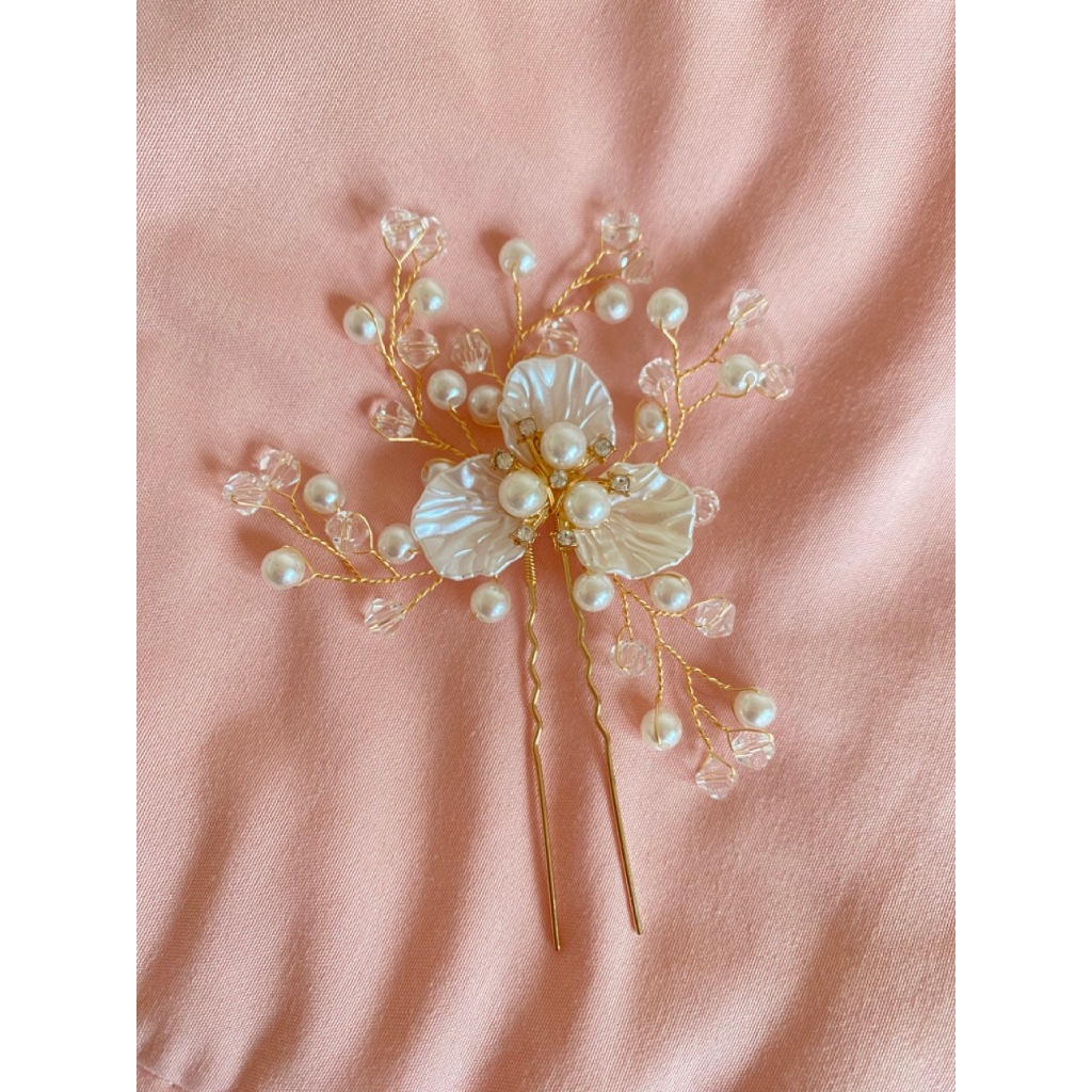 Hairpin - Kelopak Bunga Hiasan Rambut - Hairpiece