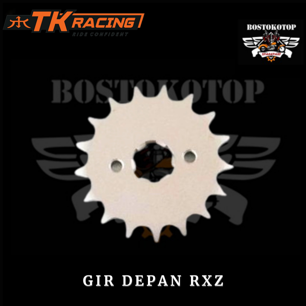TK Racing Gear Gir Depan RXZ Vixion MX King Byson Tipe 428 415 Original TK Racing