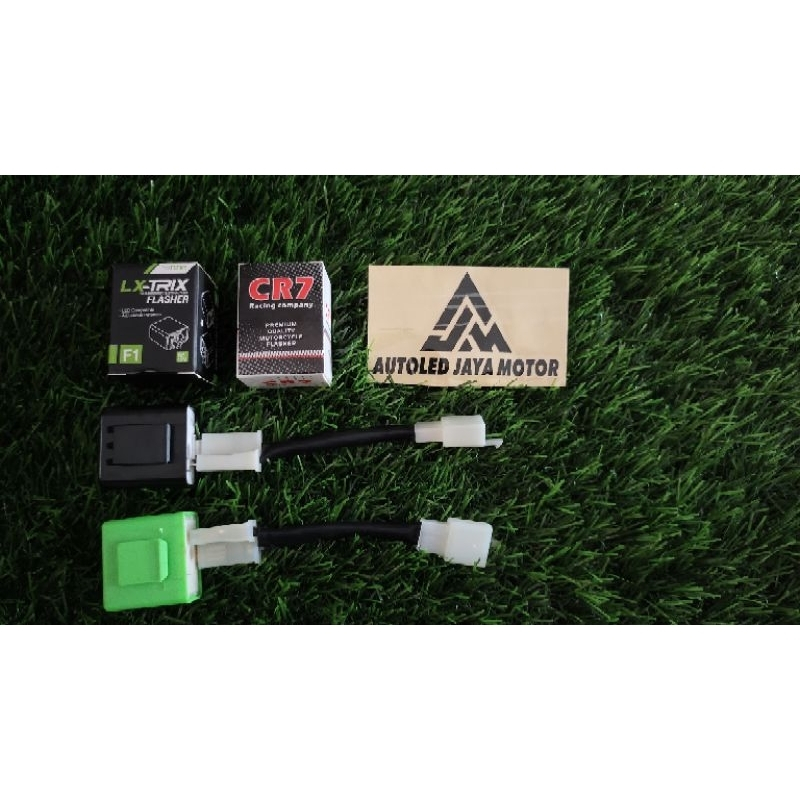 SOKET DIODA & FLASHER CR 7 LX-TRIX VARIO 125 150 160 PCX ADV CB 150R LED CBR FACELIT R15 V3