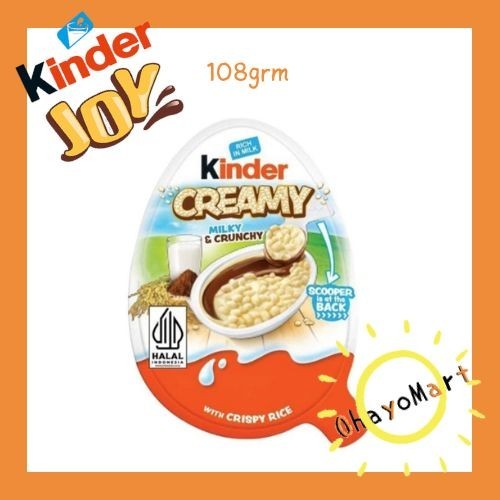 

Kinder joy Creamy milky & Crunchy / Chocolate hazel with crispy rice