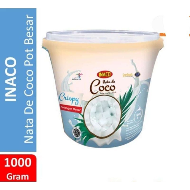 

Nata De Coco Crispy Jelly 1kg Kemasan Ember