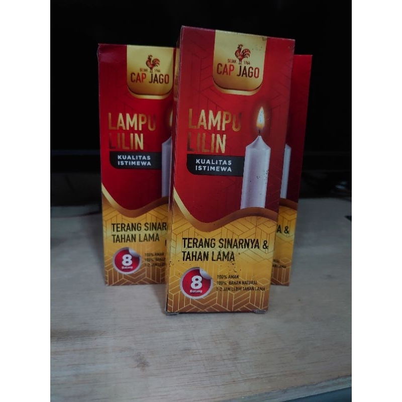 lilin putih cap jago