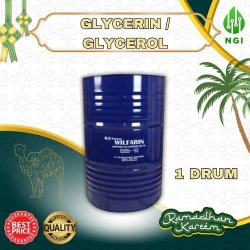 

glycerin 1 drum 250 kg