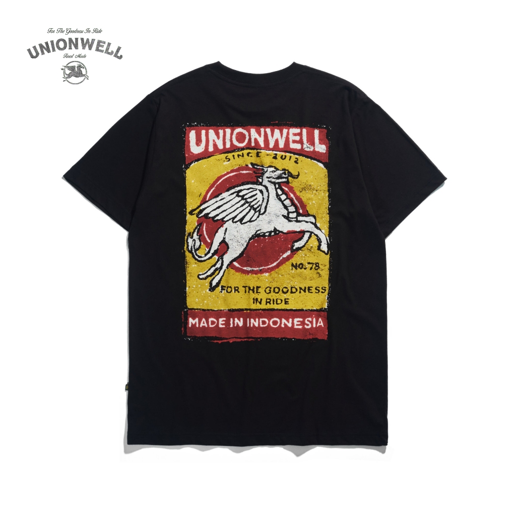 Unionwell T-shirt Original Kaos Uraga Black