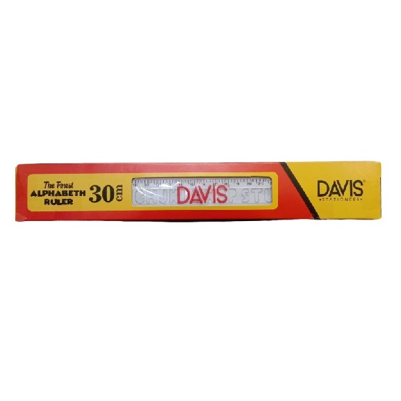 

(ES) E9B405 Penggaris Plastik Merk Davis 30 cm Satuan