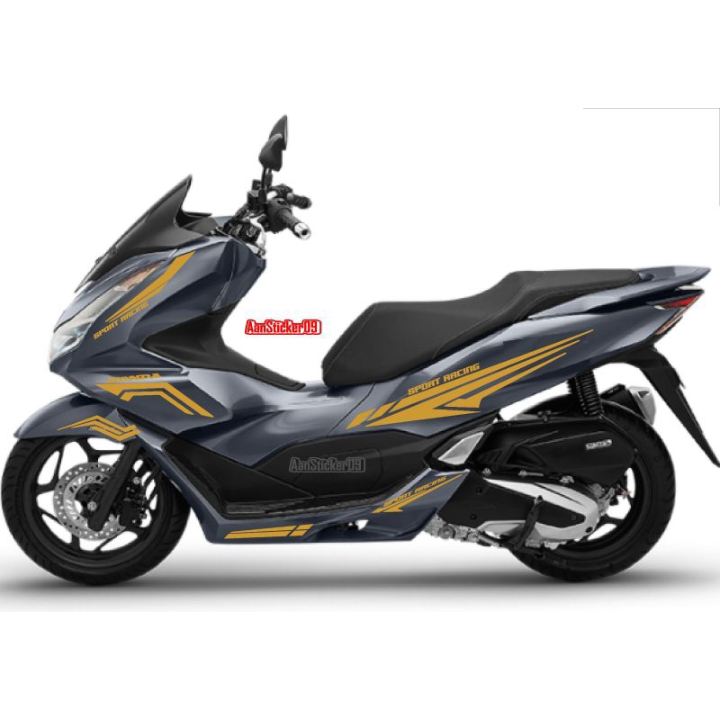 striping lis bodi honda pcx 160 v3 new stiker cutting stiker lis bodi pcx 160 termurah