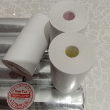 

PALING AMPUH thermal paper roll ukuran 58X3 1pak isi 1pcs cokok untuk semua mesin printer bluetooth 58mm