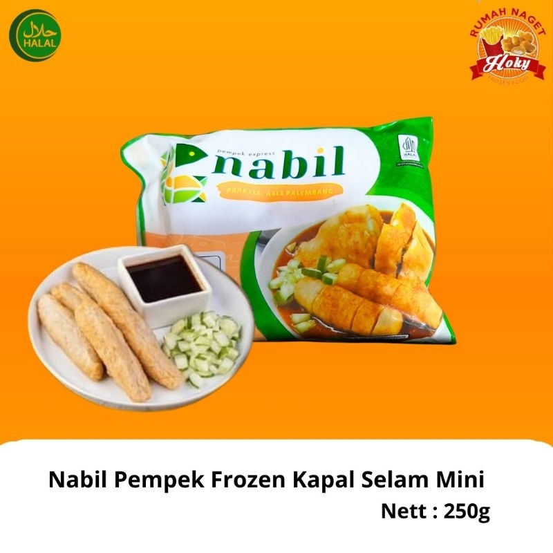 

Pempek Nabil Frozen Kapal Selam Kecil isi 5 + Sambal
