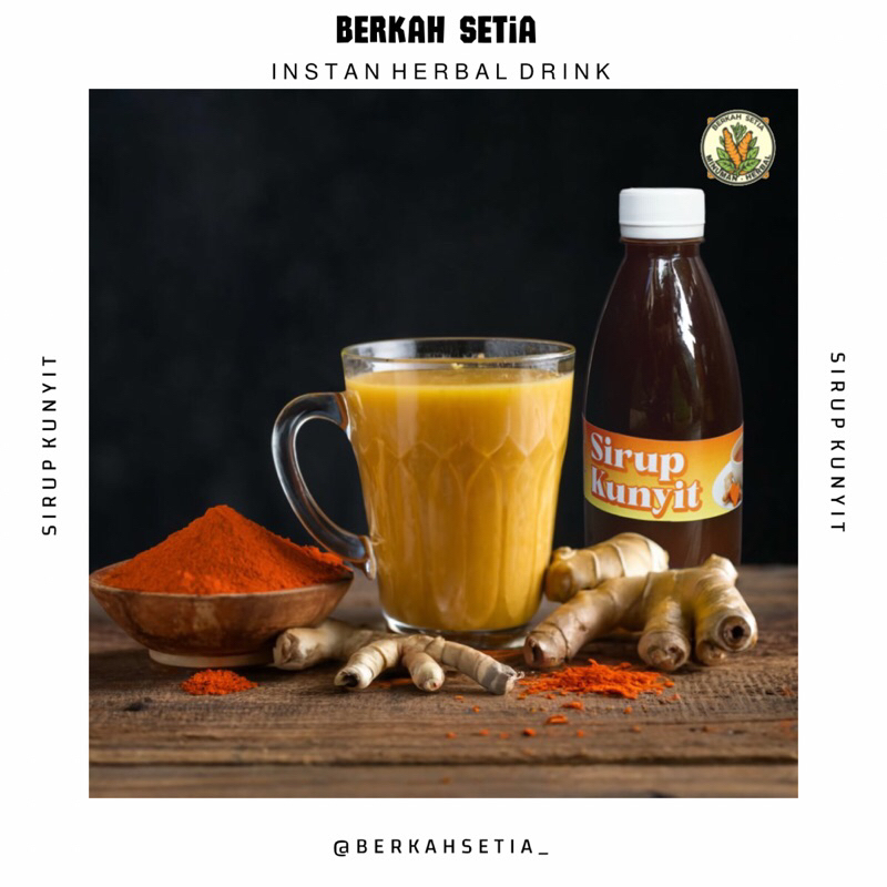 

Berkah Setia minuman herbal instan sirup kunyit