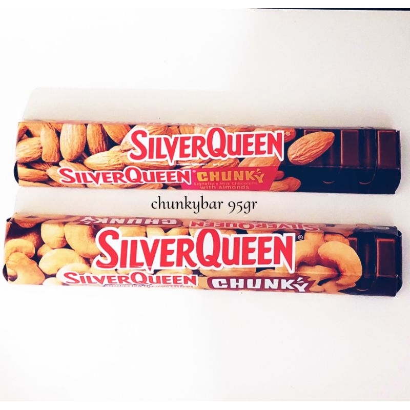 

[PROMO TERMURAH!!] Silverqueen Chunkybar Almond/Cashew/White 95gr