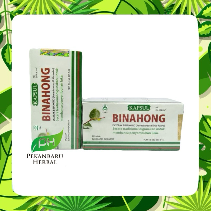 Kapsul Benahong BinahongTazakka Herbal Obat Luka dalam dan Luar