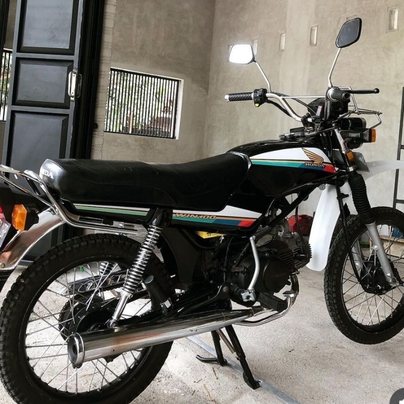 Striping lis sticker standar ORI honda win 100 stiker win 100