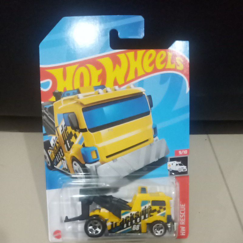 heavy hitcher hotwheels rescue kuning