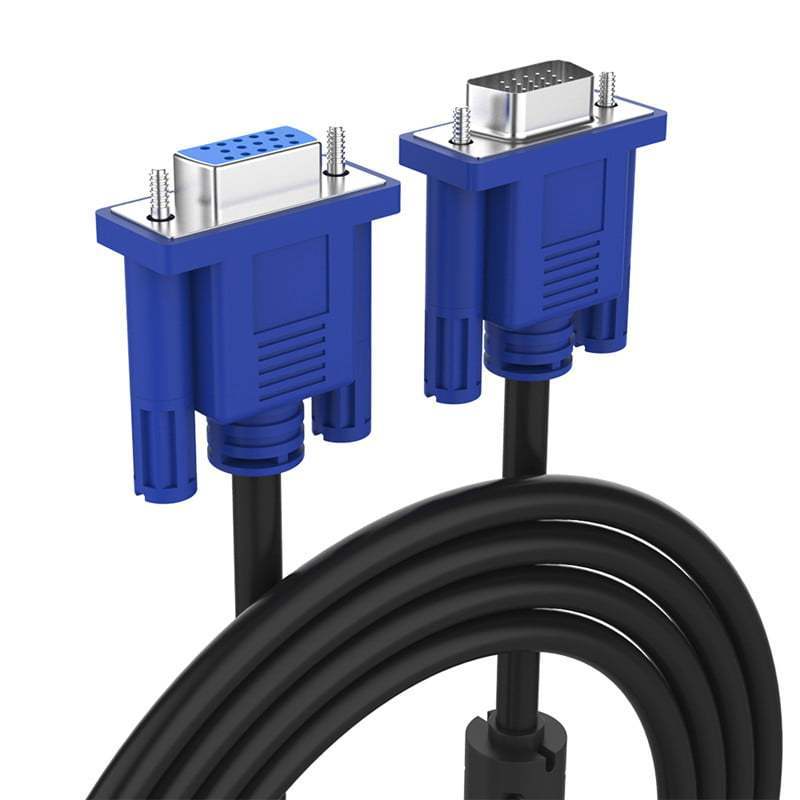 Cable vga extension NB 5m 720p HD for monitor led lcd tv - Kabel d-sub 15 pin db15 male female 5 met