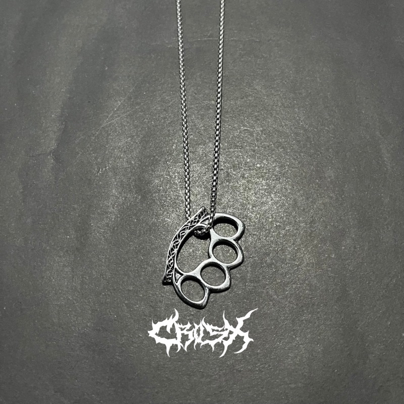 KAI NECKLACE / KALUNG KENEKEL SMILE NECKLACE / KALUNG SPIRAL CROSS SALIB KALUNG RANTAI HIP HOP CHOKE