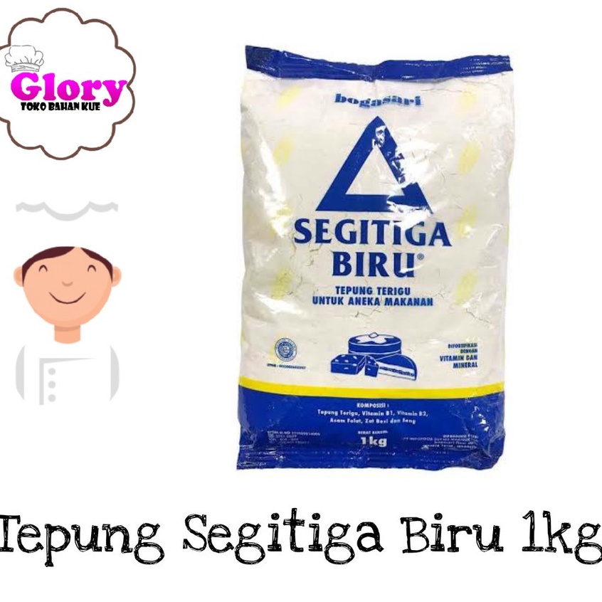 

Serba diskon tepung terigu segitiga biru 1 kg