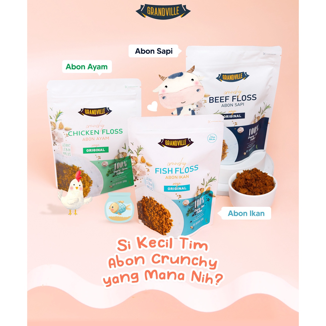 

Produk terbaru ABON CIPUNG PREMIUM ABON CRUNCHY GRANDVILLE Abon MPASI non MSG