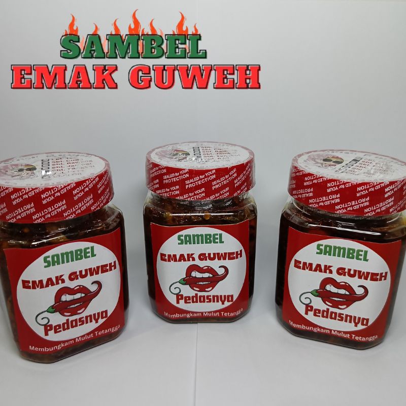 

SAMBEL TERI 170-AN GRAM | SAMBEL EMAK GUWEH EKSTRA PEDAS