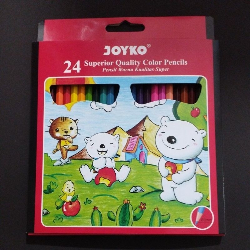 

Pensil Warna Joyko 24 Warna