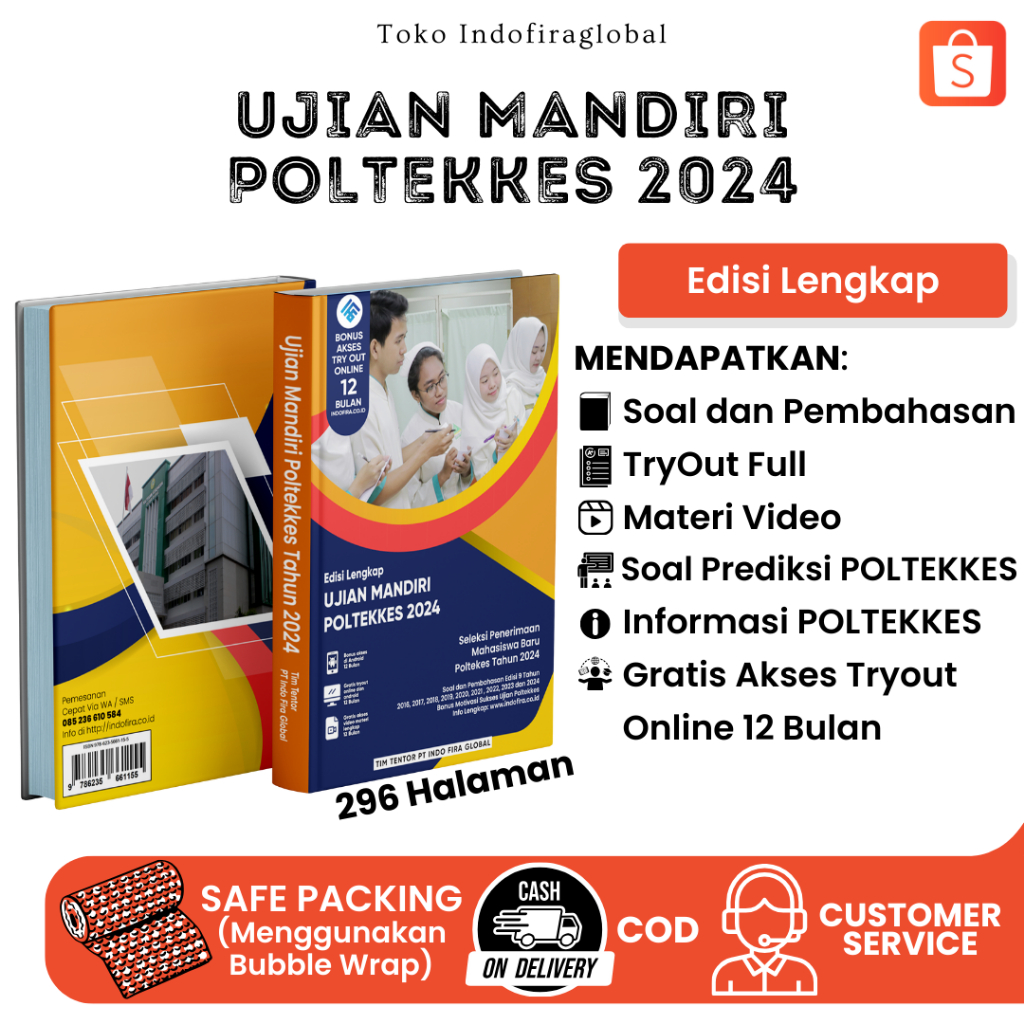 Terbaru Buku UJIAN MANDIRI POLTEKKES 2024 (Edisi Lengkap) Sesuai Dengan Kisi-kisi Terbaru POLTEKKES 