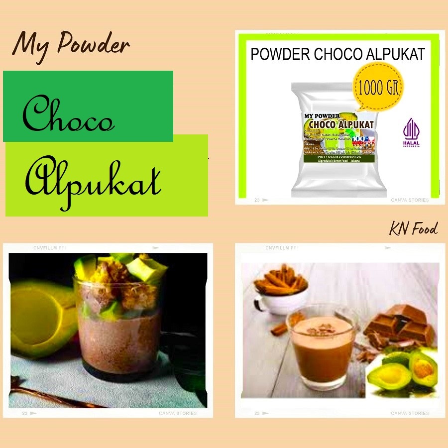 

Powder Choco Alpukat- Choco Alpukat Powder- Choco Alpukat -1 Kg