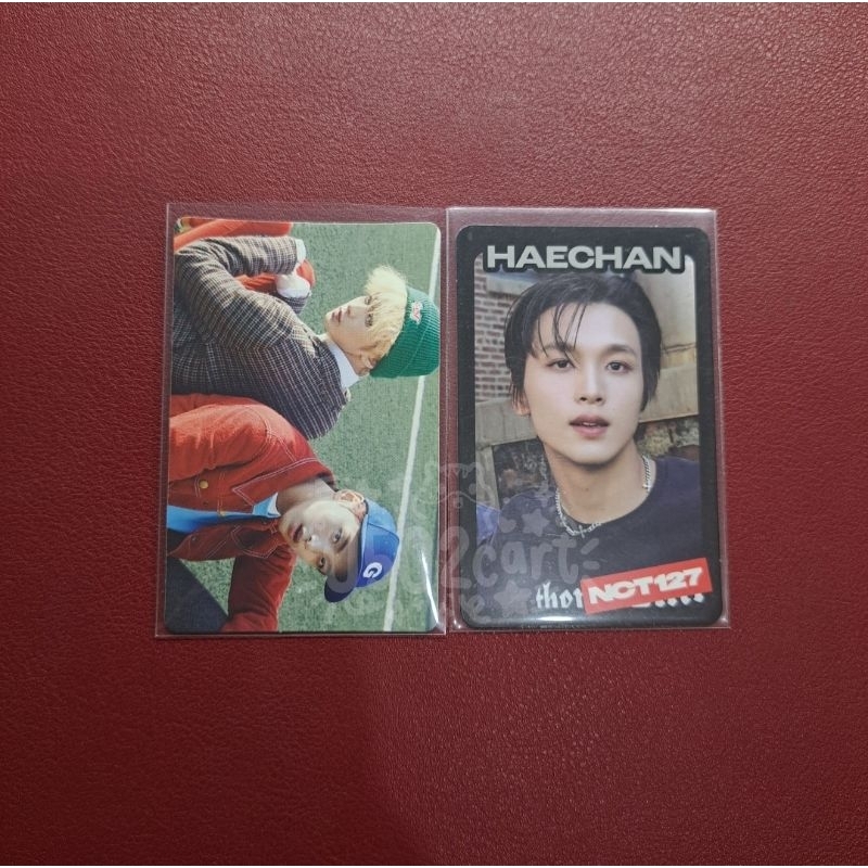 mark haechan mahae markhyuck mfal sticker my first+ haechan jidat tc ay-yo ayyo black hitam ver