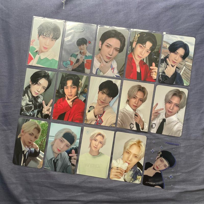 ATEEZ yeosang fankit appmus ktown otk music mmt soundwave hottracks week 7 sticker cafe makestar bon